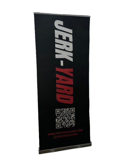 Jerk-Yard Retractable Banner