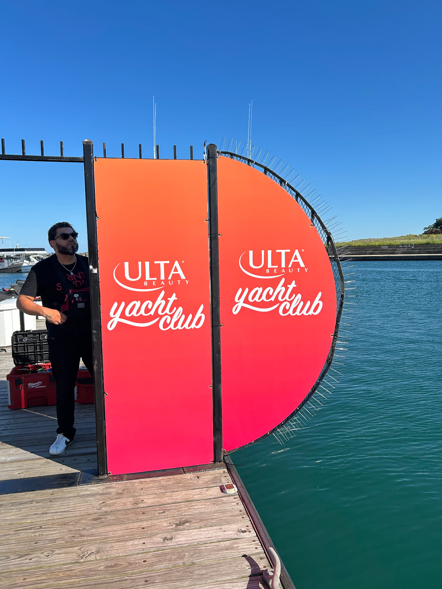 Ulta Yacht Club Banner Wall