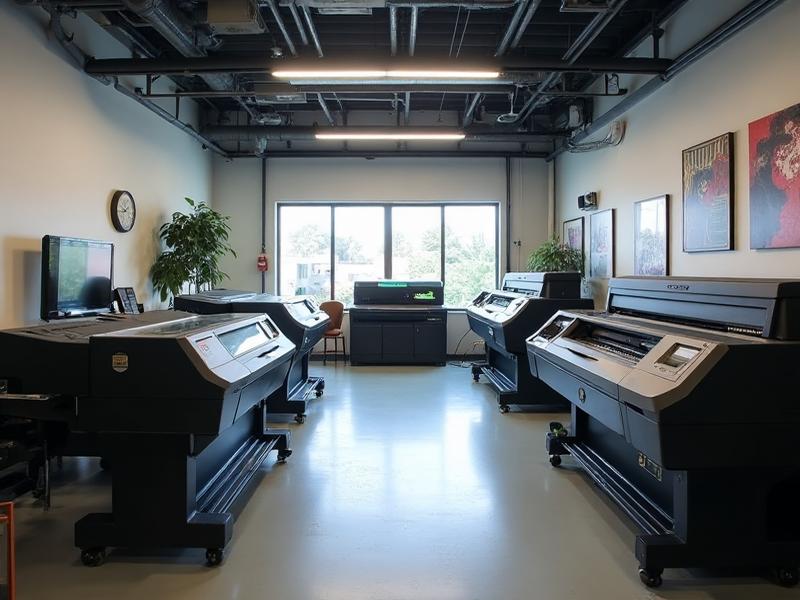 Banner and backdrop printing facility