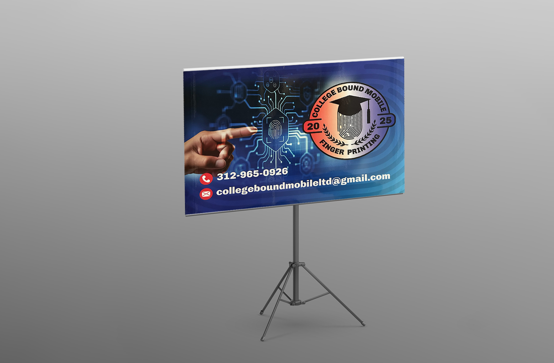 College Bound Mobile Fingerprinting Banner
