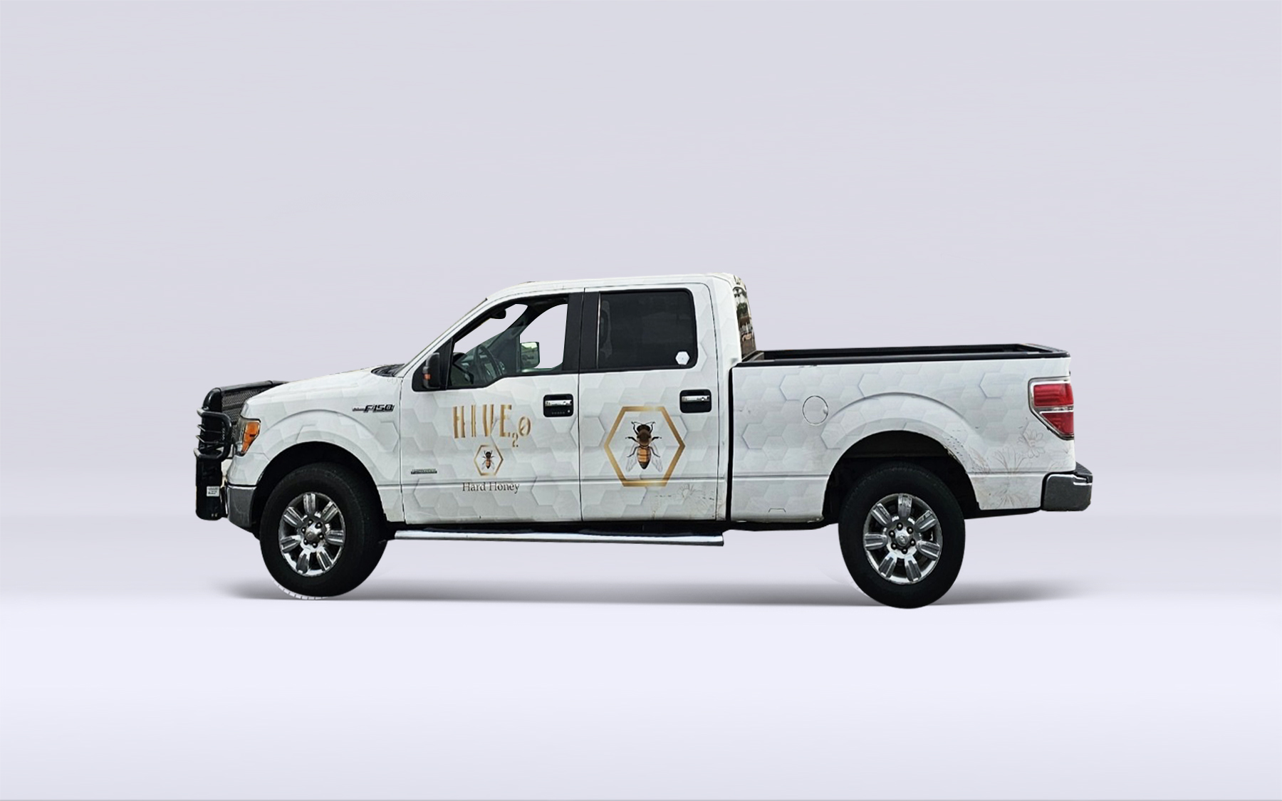 Hive Honey Company truck wrap by Print Studio