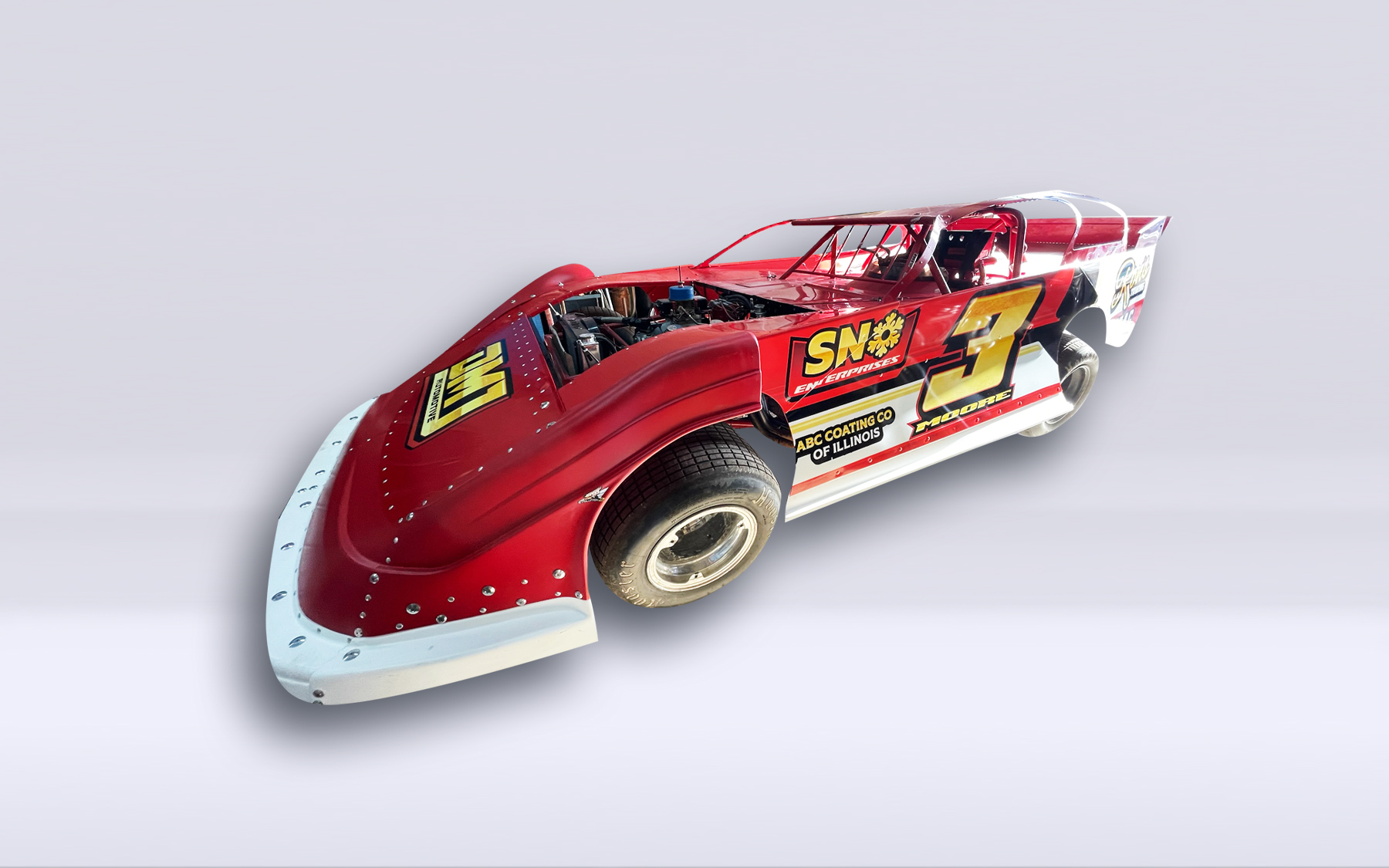 Custom racing car wrap by Print Studio